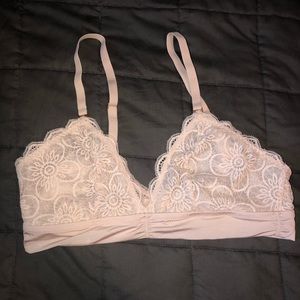 aerie - endless lace triangle bralette!